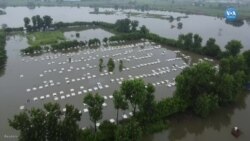 Muson yağmurları yüzlerce aracı sel suları altında bıraktı 