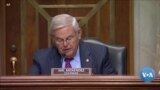 Democrate wasaden Bob Menendez, min ye Senat ka jamana kɔkankow ɲɛnabɔjɛkulu ɲɛmɔgɔ ye, jalaki binna a kan, ka da a kan a ye nanbara kɛ