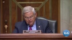 Democrate wasaden Bob Menendez, min ye Senat ka jamana kɔkankow ɲɛnabɔjɛkulu ɲɛmɔgɔ ye, jalaki binna a kan, ka da a kan a ye nanbara kɛ