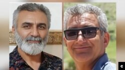 دو معلم زندانی در حال اعتصاب غذا، ایرج رهنما و غلامرضا غلامی کندازی