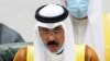 FILE - Emir Kuwait Sheikh Nawaf Al Ahmad Al Sabah di Majelis Nasional Kuwait, 30 September 2020. (AP/Jaber Abdulkhaleg)