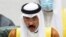 FILE - Emir Kuwait Sheikh Nawaf Al Ahmad Al Sabah di Majelis Nasional Kuwait, 30 September 2020. (AP/Jaber Abdulkhaleg)