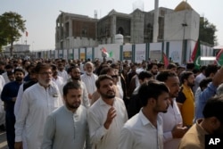 Protesti u Islamabadu, u Pakistanu (Foto: AP/Anjum Naveed)