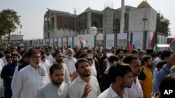 Protests in support of Palestinians in Pakistan