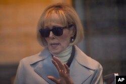 E. Jean Carroll arrives at Manhattan federal court, in New York, Jan. 17, 2024.