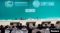 Hội nghị COP28 ở UAE, 1/12/2023.