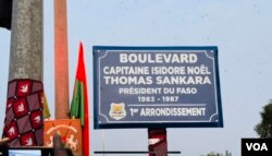 L’avenue Charles De Gaulle porte désormais le nom de Thomas Sankara.