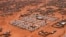 FILE- An aerial view shows a camp of internally displaced people in Djibo, Burkina Faso, May 26, 2022.