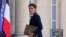 FILE - Then French Junior Minister for Public Accounts Gabriel Attal arrives at a Cabinet meeting held after a Cabinet reshuffle at The Elysee Presidential Palace in Paris on July 4, 2022.