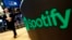 Logo Spotifaja u Njujorškoj berzi