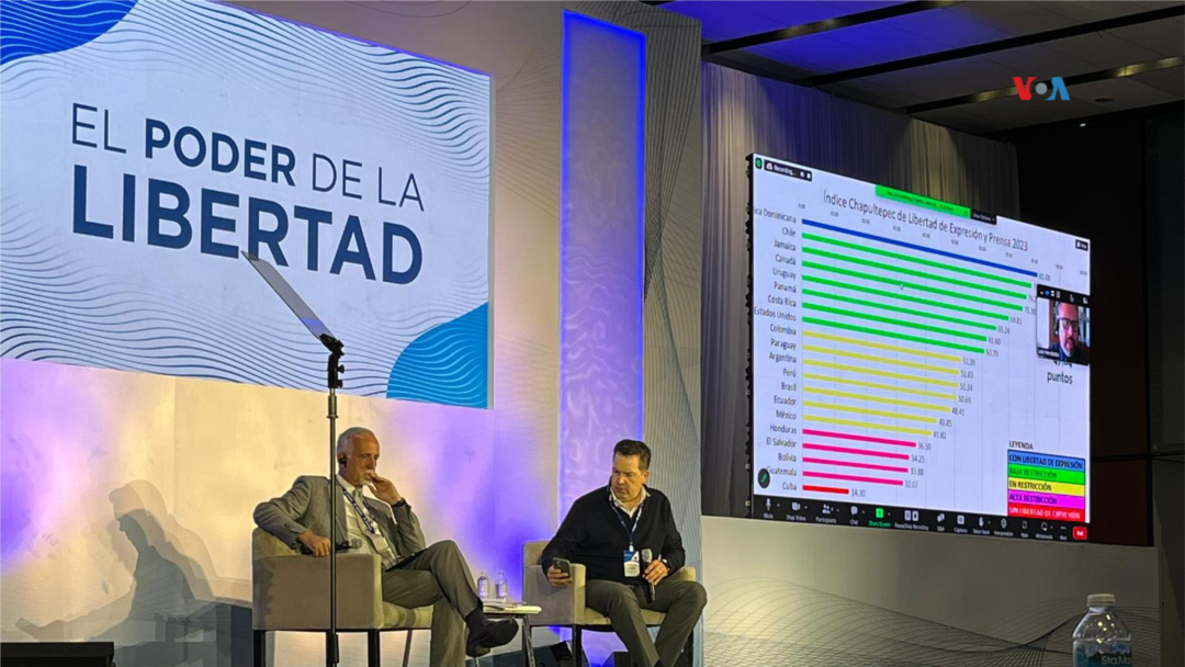 Los países de América Latina experimentaron un descenso por debajo de los 50 puntos, en el Índice de Chapultepec, una medición de 100 variables de las libertades de prensa y expresión que elabora la SIP.