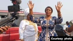 Marie-Jose Ikoku, ancienne gouverneure de la province de Tshuapa, seule femme candidate aux présidentielles de 2018 et 2023.