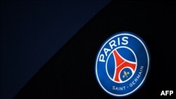 Le logo du PSG pris le 23 novembre 2020.