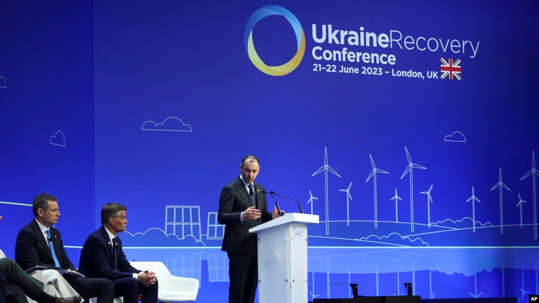 Вице-премьер украинского правительства Александр Кубраков. Лондон, 21 июня 2023 г. 