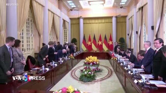 Tổng thống Đức nêu vấn đề nhân quyền với lãnh đạo Việt Nam