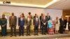 João Lourenço, Presidente angolano, e líderes africanos presentes na 3a. Bienal de Luanda, Angola, 22 novembro