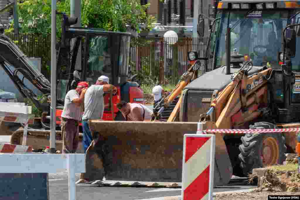 Heatwave in Skopje with temperatures at 40 degrees Celsius