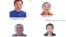 မင်ရွှေချမ်း (ဝဲ၊ ထက်) ၊ မင်းကျူးလန် (ယာ၊ ထက်)၊ မင်ကိုဖျင် (ဝဲ၊ အောက်)၊ မင်ကျိန်ကျိန် (ယာ၊ အောက်) (Photo: SHINE)