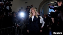 Former U.S. President Donald Trump's daughter Ivanka Trump attends the Trump Organization civil fraud trial, in the New York State Supreme Court in New York, U.S., Nov. 8, 2023.