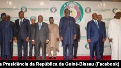 Chefes de Estado e de Governo na Cimeira da CEDEAO, Bissau, Guiné-Bissau, 9 Julho 2023