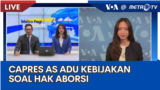 Laporan VOA untuk Metro TV: Capres AS Adu Kebijakan soal Aborsi dan Isu Israel-Palestina