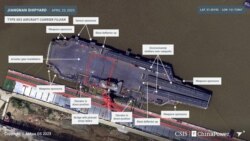 中國最新航空母艦“福建艦”進行電磁彈射測試