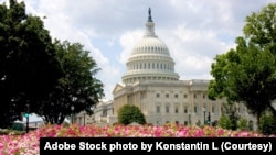 Залежно від результатів процедурних та сигнальних голосувань в Сенаті, сенатори зможуть розглянути законопроєкт по суті вже у вівторок, або в середу.  Фото: Будівля Капітолія, Вашингтон