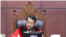 FILE - Ketua Mahkamah Konstitusi (MK), Anwar Usman memimpin sidang putusan MK terkait batas maksimal umur calon presiden di Jakarta, Senin (23/10). (VOA/Indra Yoga)