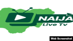 The logo of online broadcaster Naija Live TV in Nigeria, founded by journalist Saint Mienpamo Onitsha.
