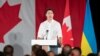 Perdana Menteri Kanada Justin Trudeau berbicara dalam sebuah acara di Toronto, Ontario, pada 22 September 2023. (Foto: AFP/Geoff Robins)