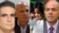Fotocomposición realizada por la Voz de América de cuatro de los presuntos colaboradores del chavismo acusados penalmente en Estados Unidos por diversos delitos, como Alex Saab, Hugo Carvajal, Claudia Díaz Guillén y Clíver Alcalá.