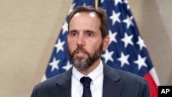 Special counsel Jack Smith speaks to reporters June 9, 2023, in Washington. Former President Donald Trump is facing 37 felony charges related to the mishandling of classified documents, according to an indictment unsealed on Friday.