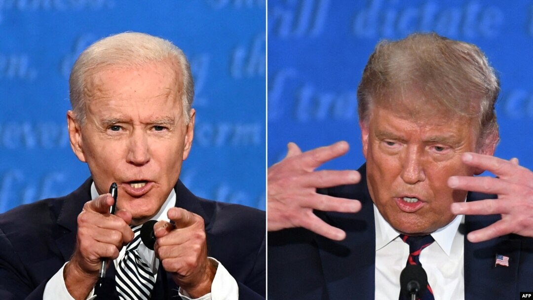 VaJoe Biden na VaDonald Trump
