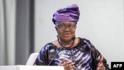 FILE -Director-General of the World Trade Organization (WTO) Ngozi Okonjo-Iweala attends a session on the closing day of the World Economic Forum annual meeting in Davos, on January 19, 2024. 