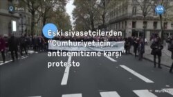 Eski siyasetçilerden “Cumhuriyet için, antisemitizme karşı” protesto