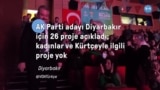 AK Parti adayı Diyarbakır için 26 proje açıkladı; kadınlar ve Kürtçe’yle ilgili proje yok 