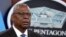US Secretary of Defense Lloyd Austin speaks at the Pentagon in Washington, July 18, 2023.