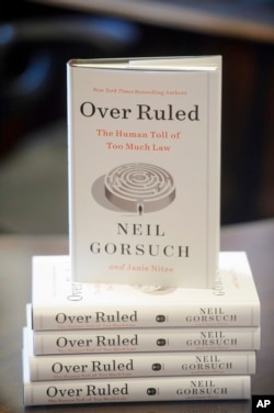 Copies of U.S. Supreme Court Justice Neil Gorsuch's book 