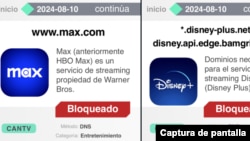 La organización Ve Sin Filtro reportó que el bloqueo a uno de los líderes en el mercado de Redes de Distribución de Contenido afecta a plataformas como Disney+ y HBO Max en CANTV.