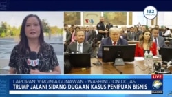 Laporan Langsung VOA untuk MetroTV: Trump Jalani Sidang Dugaan Kasus Penipuan Bisnis