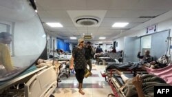 PALESTINIAN-ISRAEL-CONFLICT-HOSPITAL