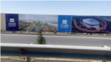 This is the construction site of the Chinese-funded Olympic Village in Tashkent, Uzbekistan, on Sept. 12, 2023. (Navbahor Imamova/VOA)
