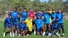 Jogadores da seleção de Cabo Verde em estágio, Troia, Portugal, 5 janeiro 2024