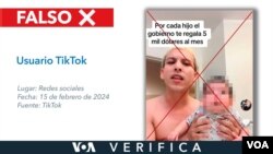 En TikTok circula un video de un supuesto usuario que dice ser de Venezuela quien asegura que a él no le gusta trabajar porque dice vivir de su hija.