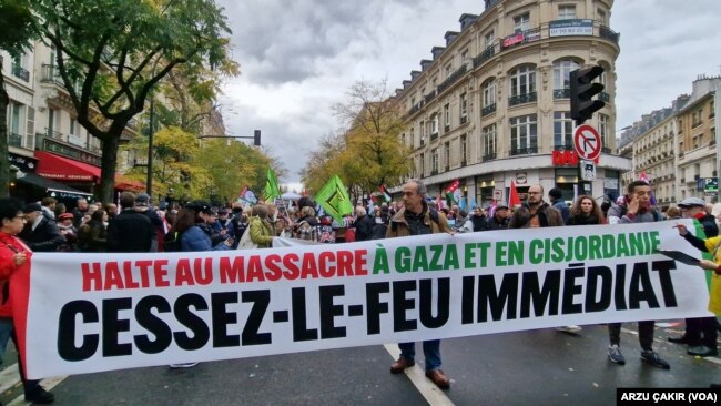 Paris'te gelecek hafta da Filistin'e destek gösterisi yapılması bekleniyor