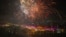 Fireworks light the sky as lamps are light up the banks of the river Saryu on the eve of the Hindu festival of Diwali, in Ayodhya, India, Nov. 11, 2023. 