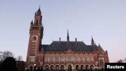 FILE - A general view of the International Court of Justice (ICJ) in The Hague, Netherlands, January 11, 2024.