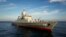 In this picture released by the official website of the Iranian army on Nov. 27, 2023, the Deilaman moves in the Caspian Sea, off northern Iran. The Deilaman   is a 1,400-ton destroyer capable of launching cruise missiles.