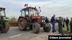 Blokada magistralnog puta Pančevo - Bavanište u ponedeljak (Foto: Fonet)