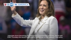 VOA60 America - New poll shows Harris widens her lead over Trump